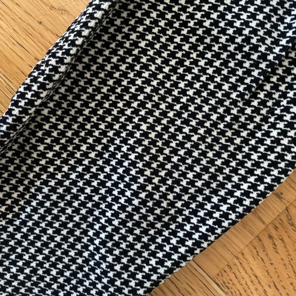 Club Monaco houndstooth black and white pants (Size 2) - Picture 3 of 4